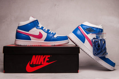 JORDAN 1 MID x HYPER ROYAL HYPER VIOLET 