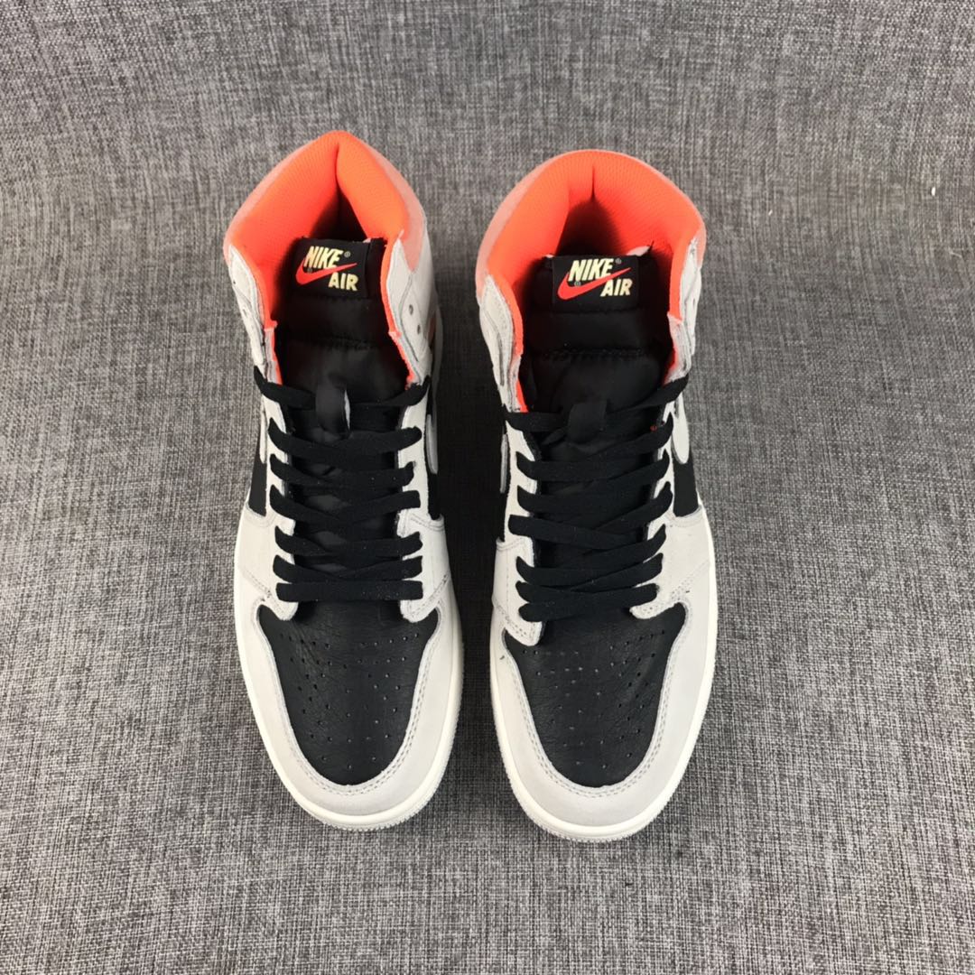 JORDAN 1 RETRO HIGH x NEUTRAL GREY HYPER CRIMSON 