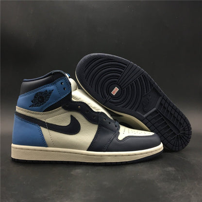 JORDAN 1 RETRO HIGH x OBSIDIAN UNC 