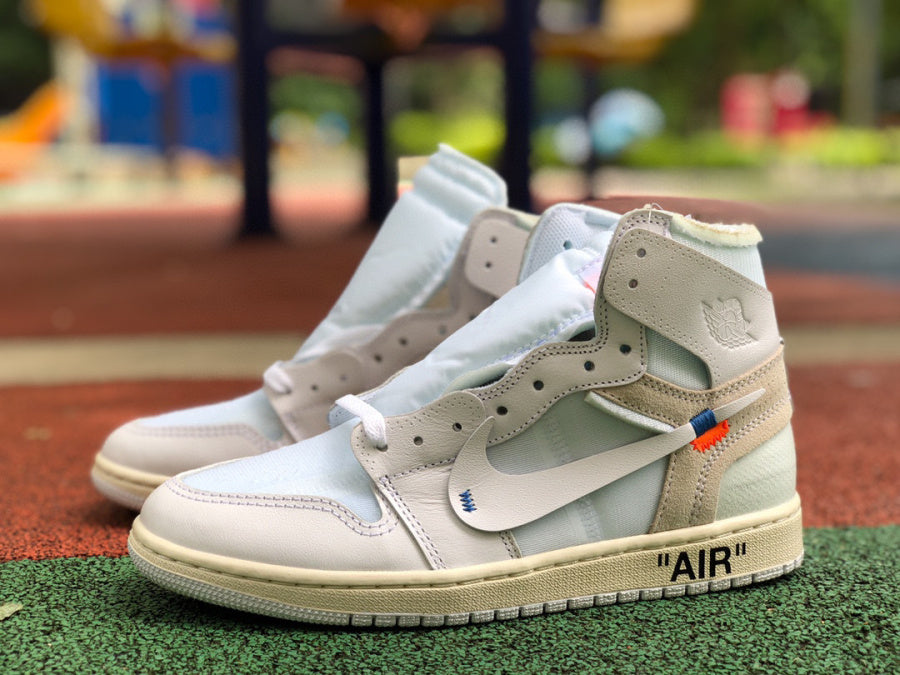 JORDAN 1 RETRO HIGH x OFF-WHITE BLANC 
