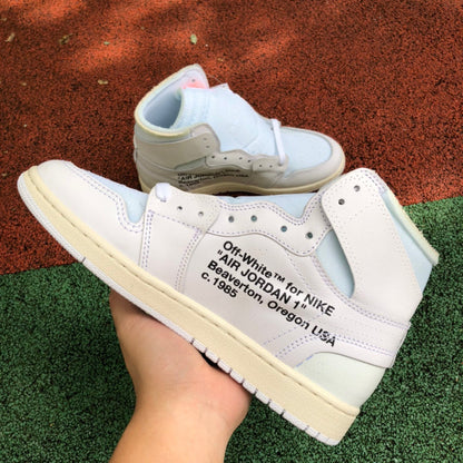 JORDAN 1 RETRO HIGH x OFF-WHITE BLANC 
