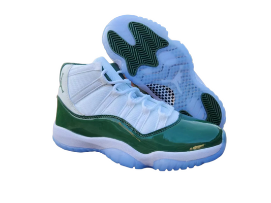 JORDAN 11 Vert et Blanc