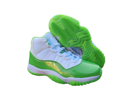 JORDAN 11 Vert et Blanc