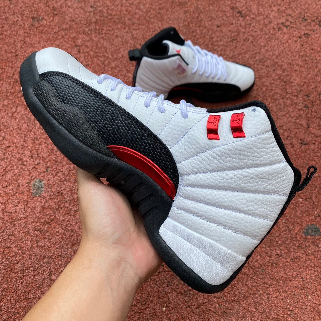 Jordan 12 Retro 'Blanc/Noir/Rouge'