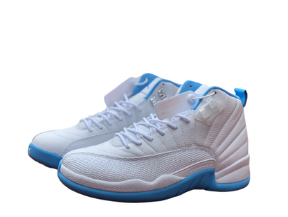 Jordan 12 Retro 'Blanc/Bleu universitaire'