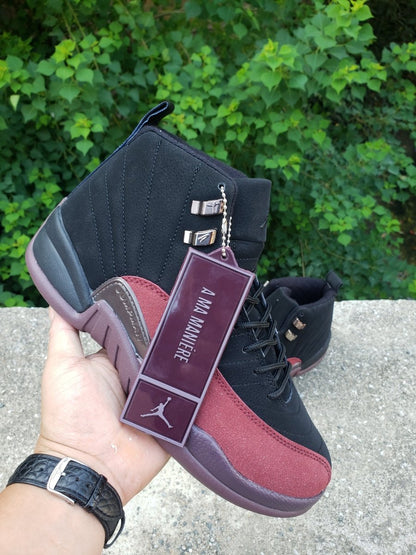JORDAN 12 RETRO x À MA MAINIERE NOIR 