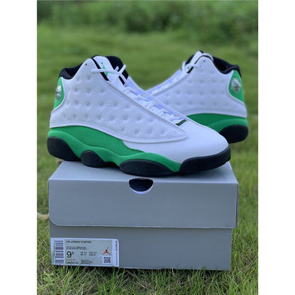 JORDAN 13 x BLANC VERT PORTE-BONHEUR 