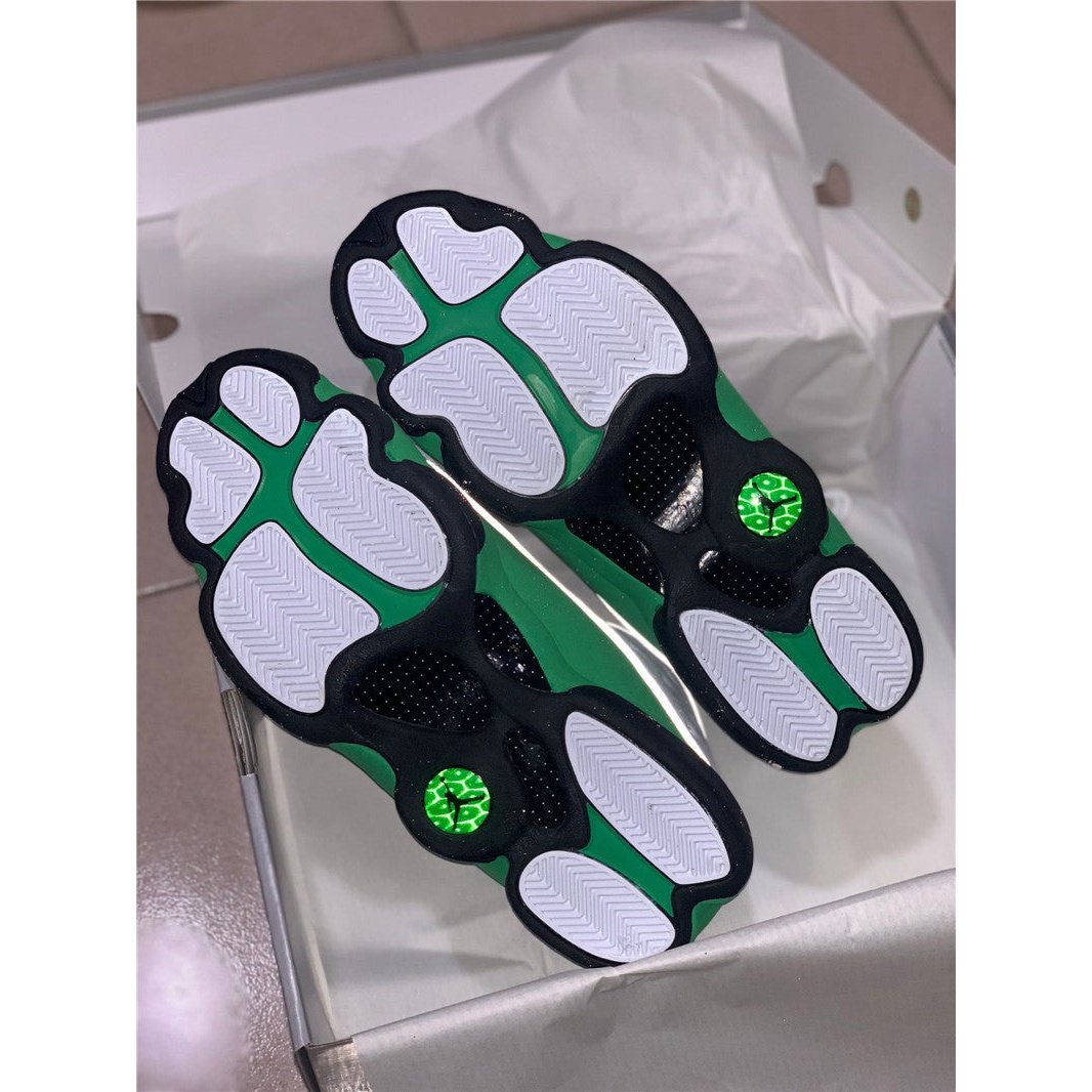 JORDAN 13 x BLANC VERT PORTE-BONHEUR 