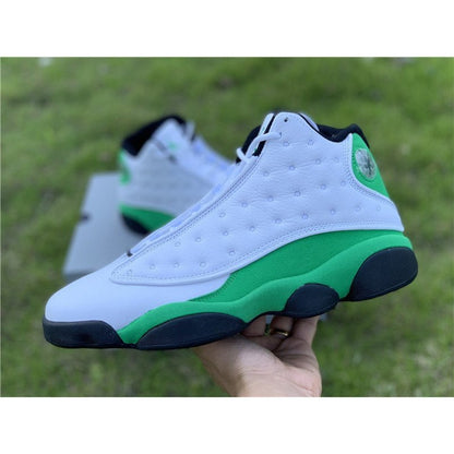 JORDAN 13 x BLANC VERT PORTE-BONHEUR 