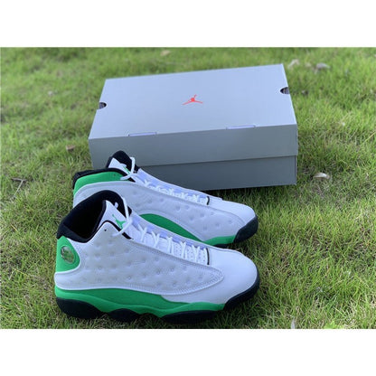 JORDAN 13 x BLANC VERT PORTE-BONHEUR 