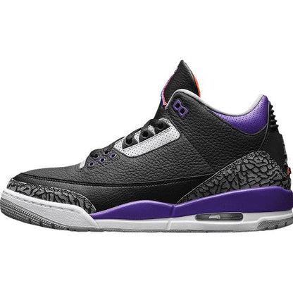 JORDAN 3 RETRO x BLACK COURT VIOLET 