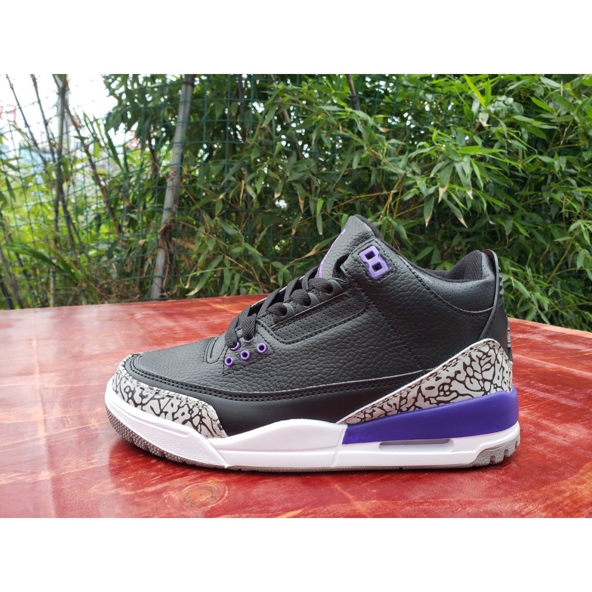 JORDAN 3 RETRO x BLACK COURT VIOLET 