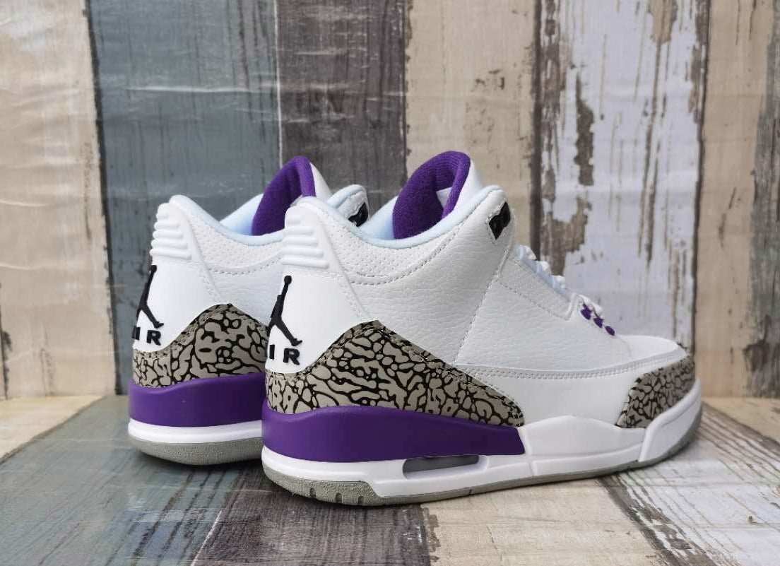 JORDAN 3 RETRO x DARK IRIS 