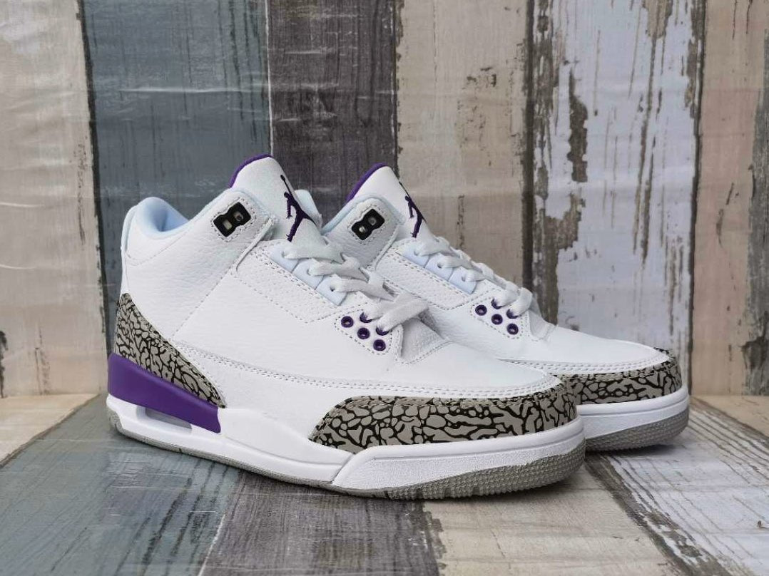 JORDAN 3 RETRO x DARK IRIS 