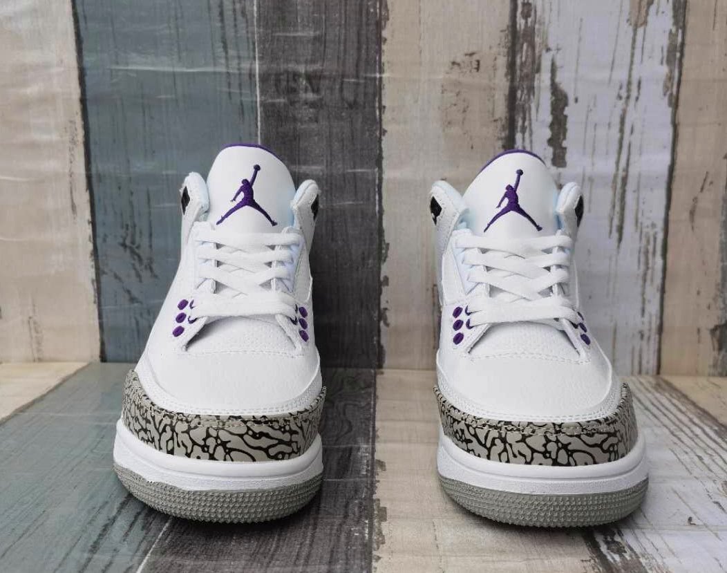 JORDAN 3 RETRO x DARK IRIS 