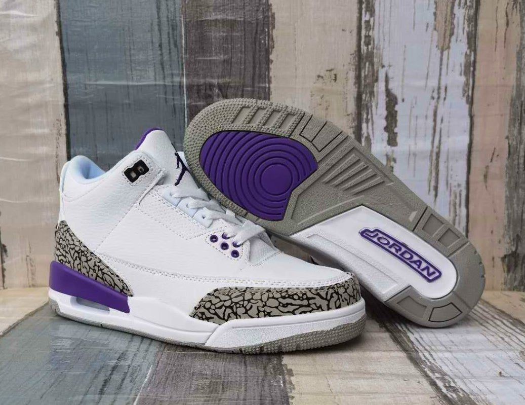 JORDAN 3 RETRO x DARK IRIS 
