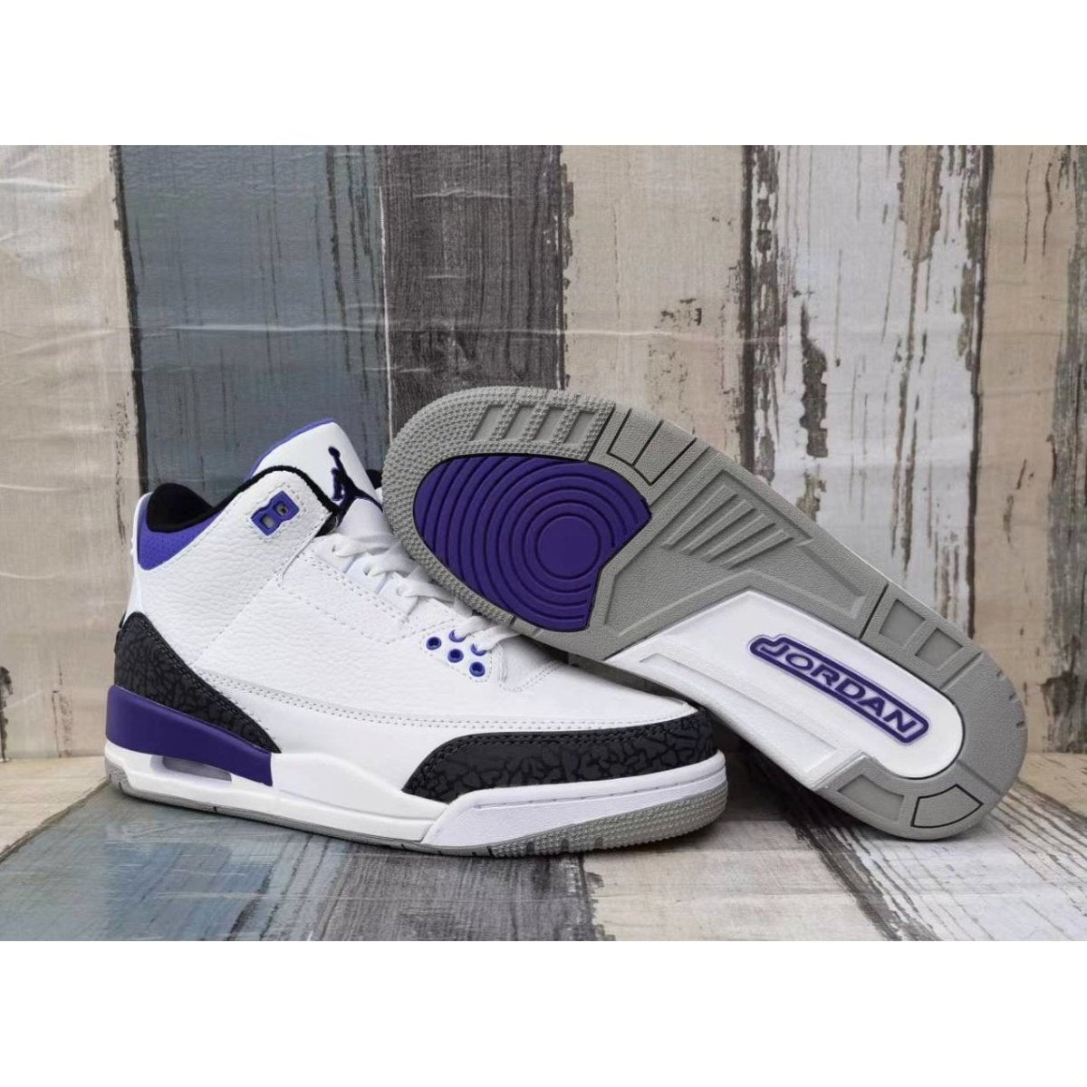 JORDAN 3 x DARK IRIS 