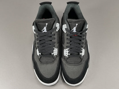 JORDAN 4 x TOILE NOIRE