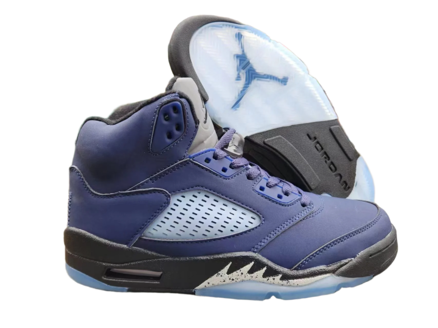 Jordan 5 bleues et noires