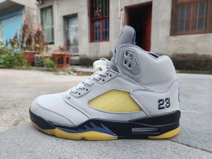 Jordan 5 Gris et Jaune 