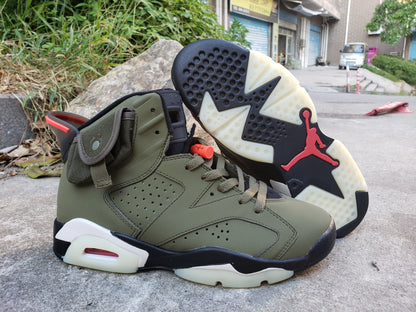 Jordan 6 Retro « Travis Scott - Olive Moyenne »