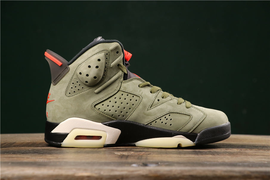 Jordan 6 Retro « Travis Scott - Olive Moyenne »