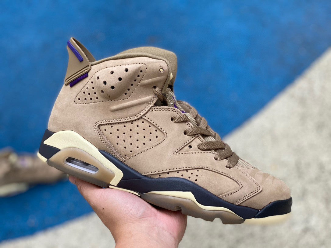 Jordan 6 WMNS Gore-Tex « Brown Kelp » 
