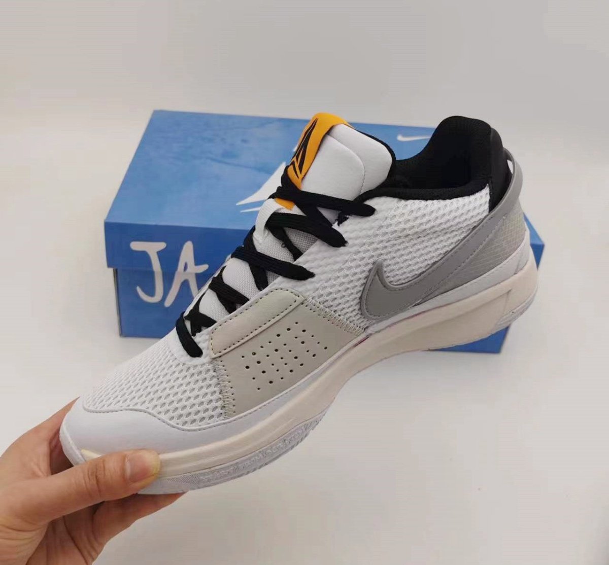 NIKE JA 1 x GRIS FUMÉ CLAIR