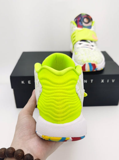 NIKE KD 14 x BLANC VERT CITRON