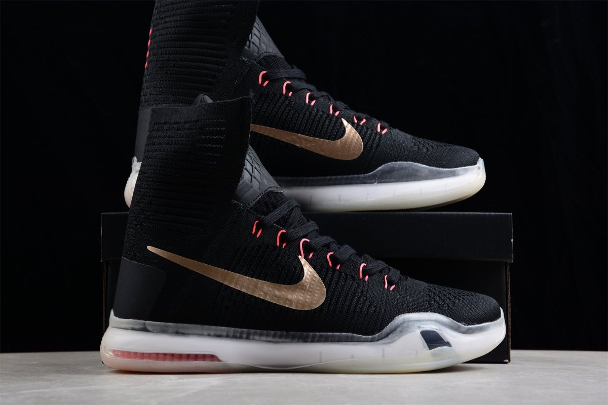 NIKE KOBE 10 ELITE HIGH x PACK OR ROSE