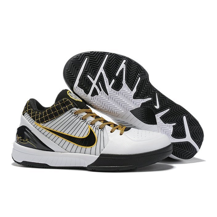 NIKE KOBE 4 PROTRO x BLANC NOIR DEL SOL 