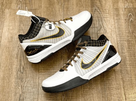 NIKE KOBE 4 PROTRO x BLANC NOIR DEL SOL 