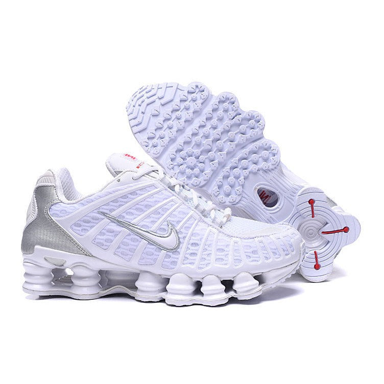 NIKE SHOX TL x BLANC ARGENT MÉTALLISÉ