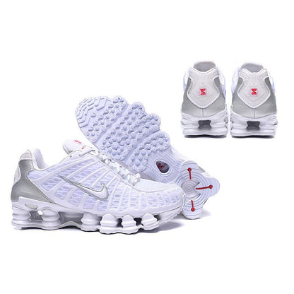 NIKE SHOX TL x BLANC ARGENT MÉTALLISÉ