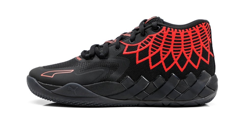 PUMA LAMELO BALL MB.01 x NOIR ROUGE ÉCLATANT
