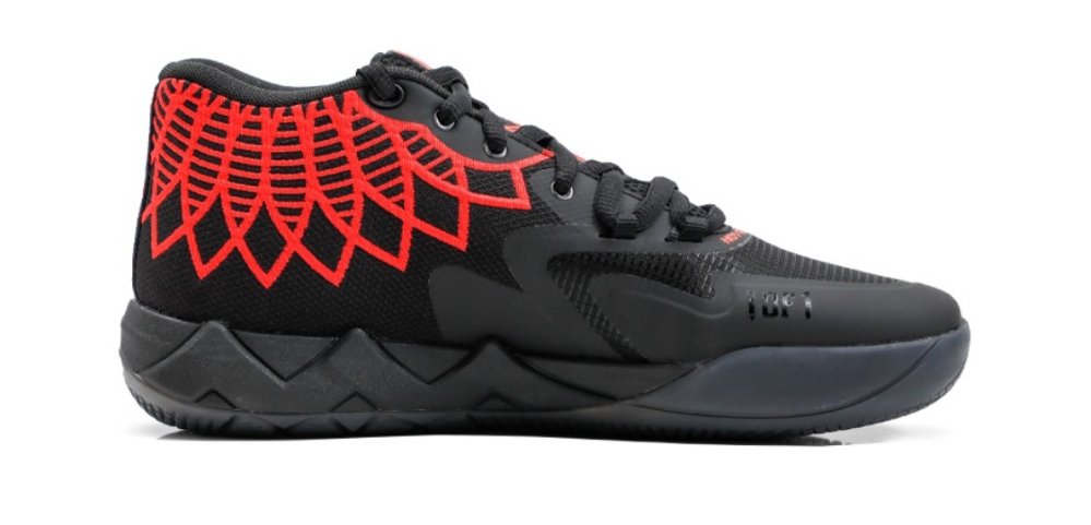 PUMA LAMELO BALL MB.01 x NOIR ROUGE ÉCLATANT