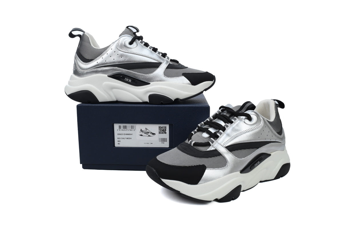 DIOR B22 ARGENT NOIR