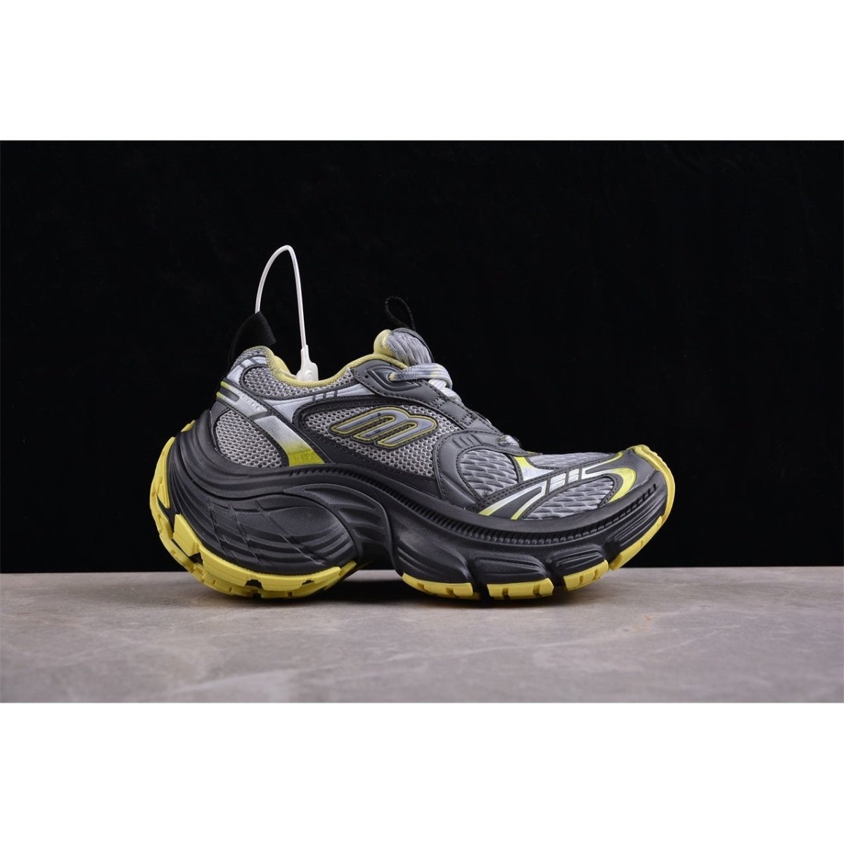 BALENCIAGA 10XL x GRIS JAUNE FLUORESCENT