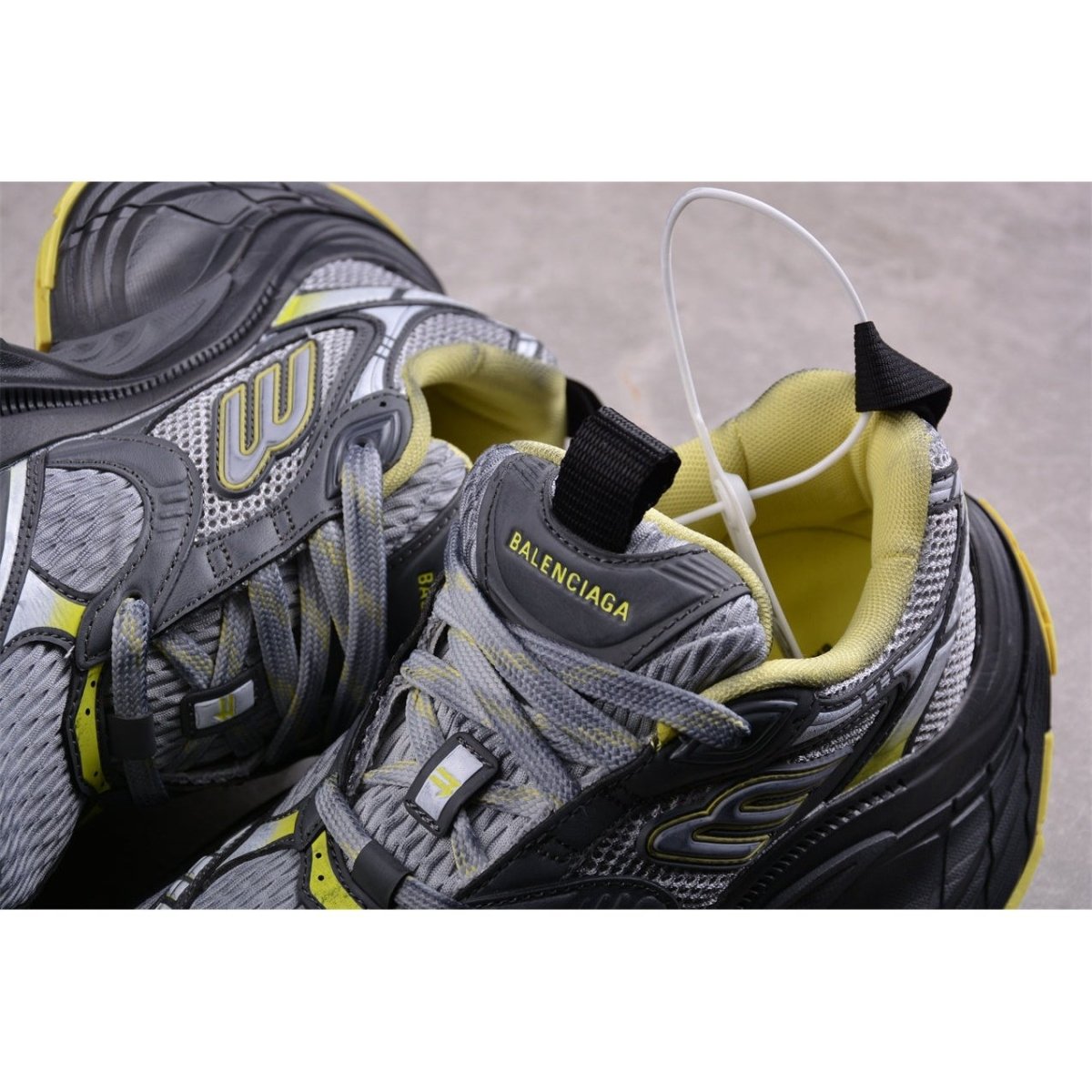BALENCIAGA 10XL x GRIS JAUNE FLUORESCENT