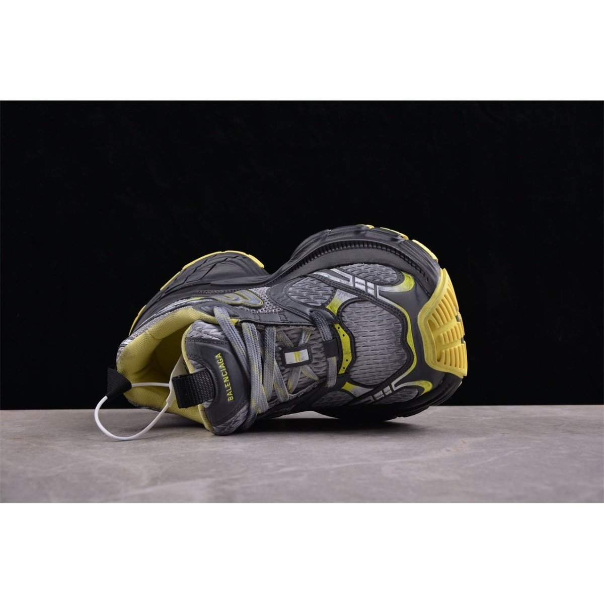 BALENCIAGA 10XL x GRIS JAUNE FLUORESCENT