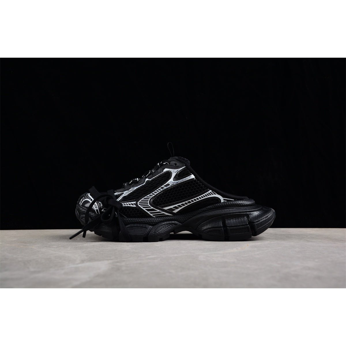 Mule Balenciaga 3XL x Noir et blanc