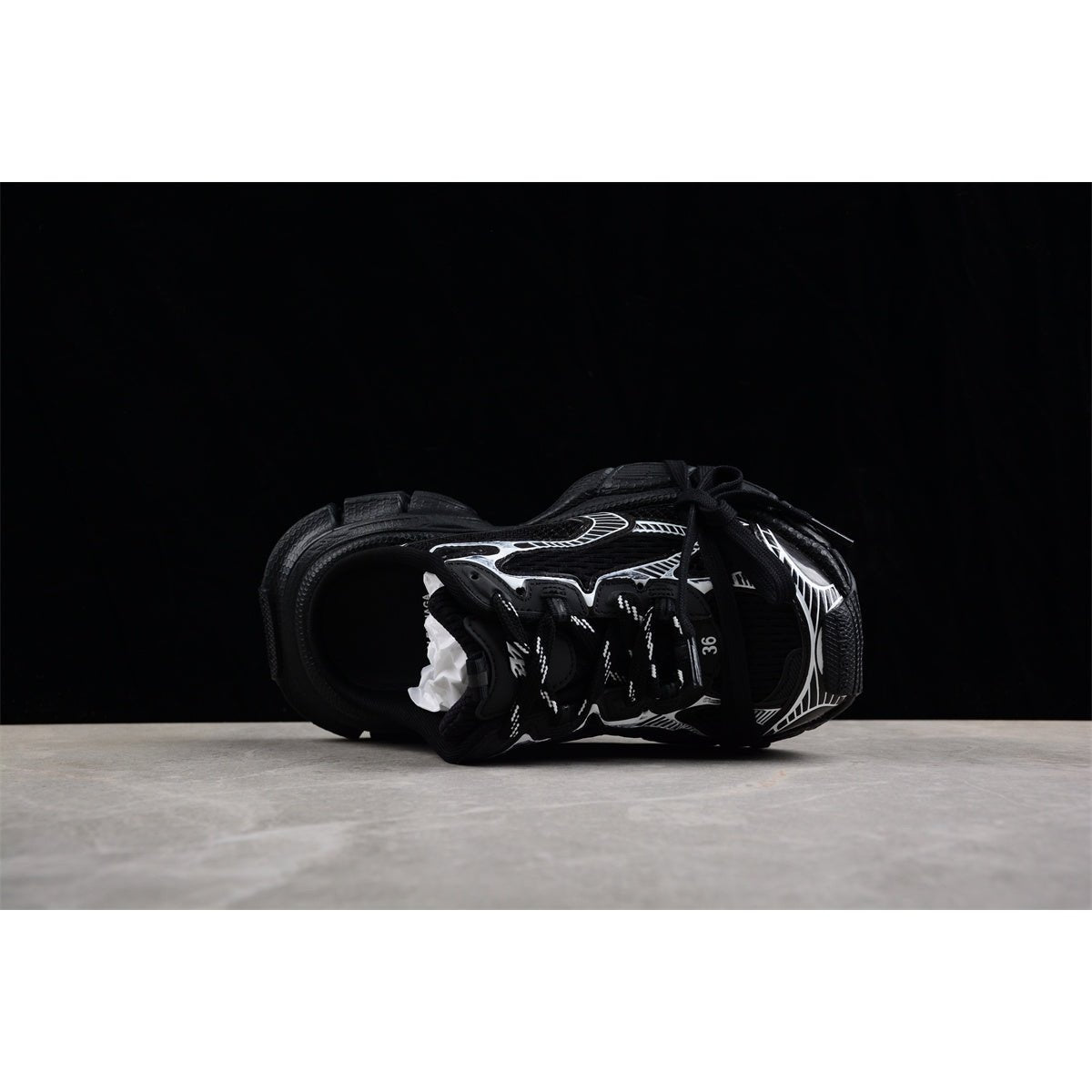 Mule Balenciaga 3XL x Noir et blanc