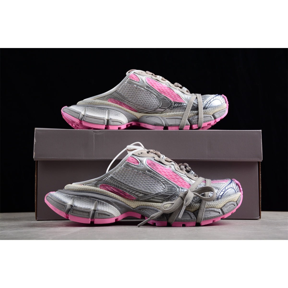 BALENCIAGA 3XL MULE x GRIS ROSE