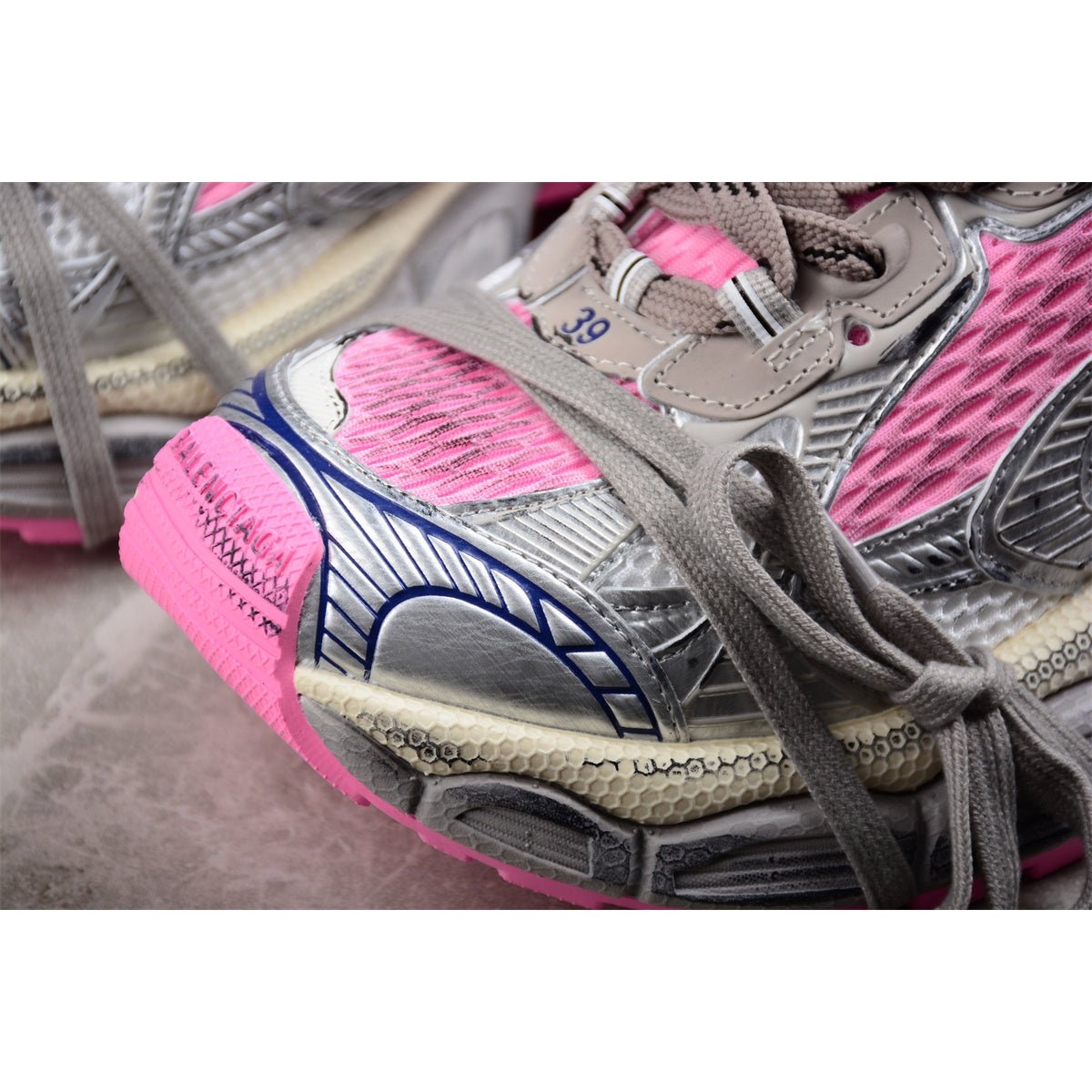 BALENCIAGA 3XL x ROSE ARGENTÉ