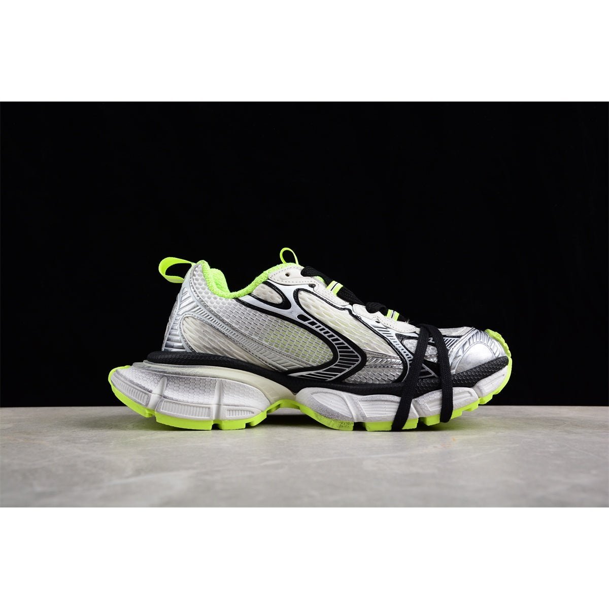 BALENCIAGA 3XL x BLANC NOIR JAUNE FLUO