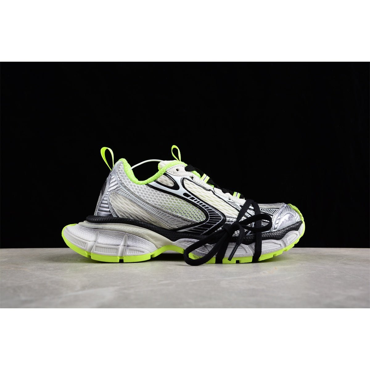 BALENCIAGA 3XL x BLANC NOIR JAUNE FLUO