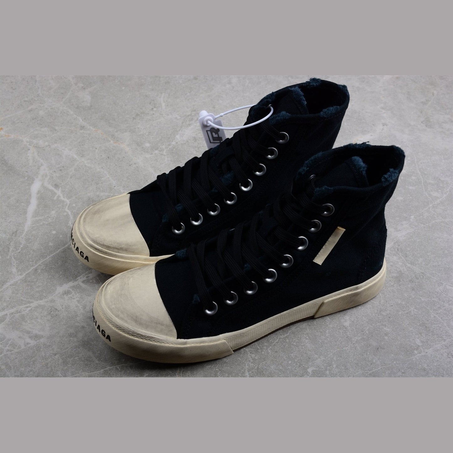 BALENCIAGA PARIS HIGH VULC DESTR x NOIR