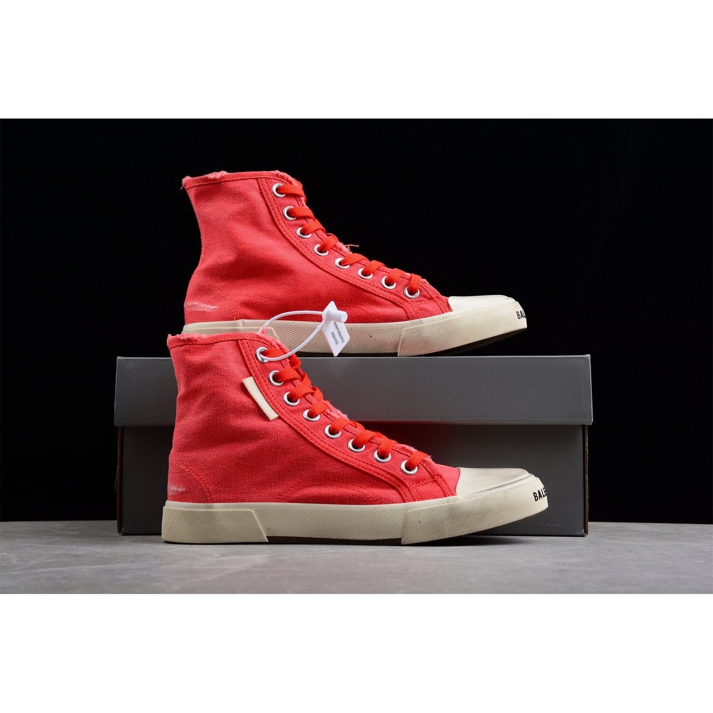 BALENCIAGA PARIS HIGH VULC DESTR x ROUGE