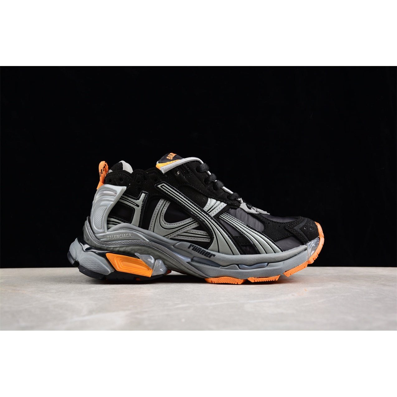 BALENCIAGA RUNNER x NOIR GRIS ORANGE