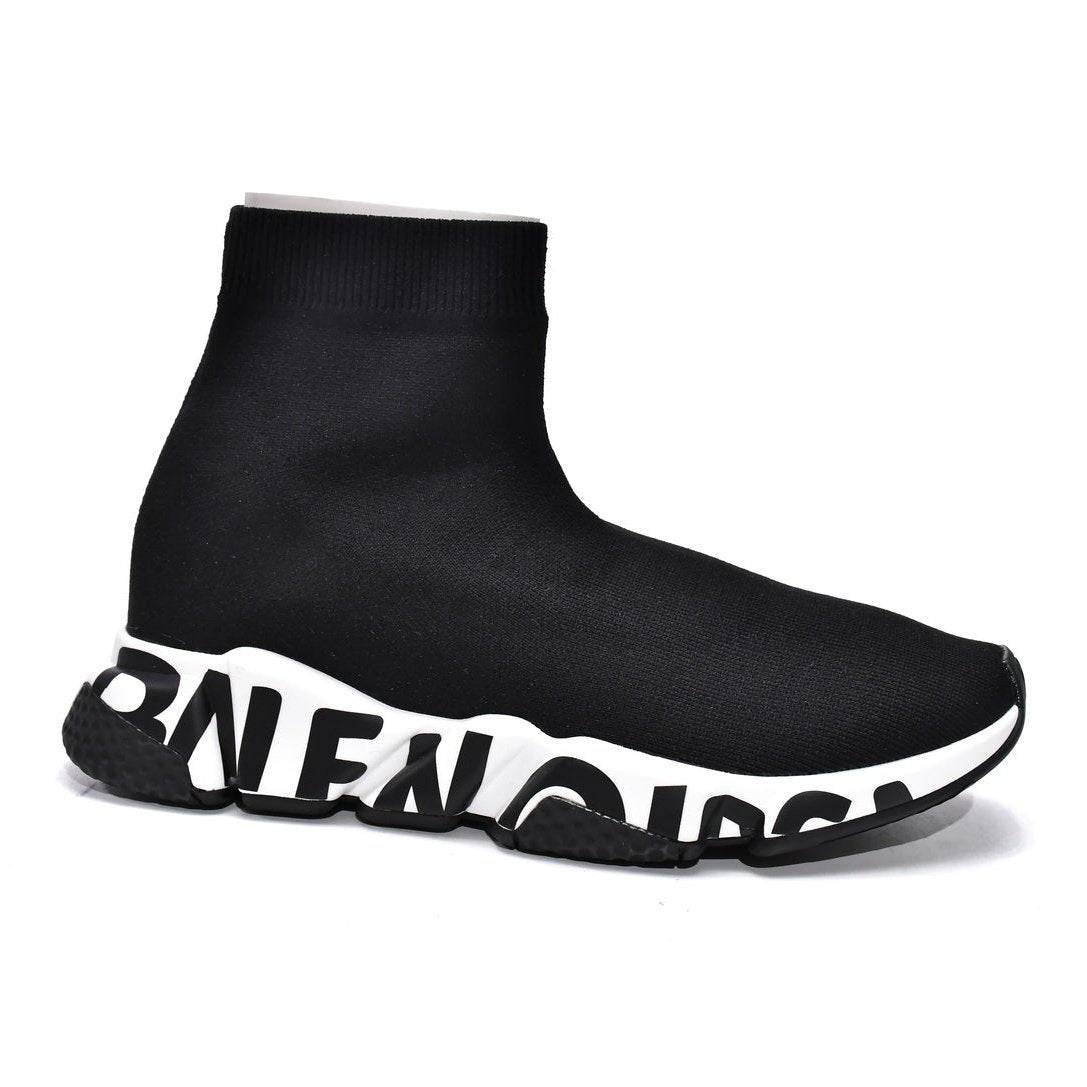 BALENCIAGA SPEED GRAFFITI TRAINERS x NOIR ET BLANC